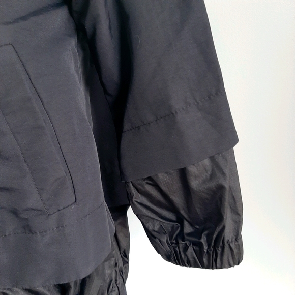 MQUEEN black jacket with bows and hood - Picture 4 of 11